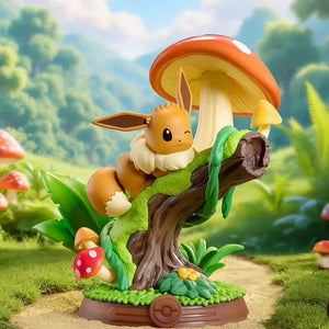 Funism Pokémon Eevee Blind Box Figure, Anime Desktop Collectible, Mystery Box Toy