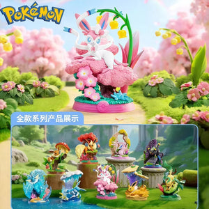Funism Pokémon Eevee Blind Box Figure, Anime Desktop Collectible, Mystery Box Toy