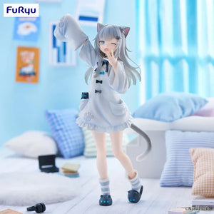 FuRyu Trio-Try-iT Nachoneko Amagi Natsuki Cat Girl Anime Figure, 22cm Collectible Model Gift