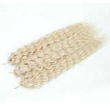 Gladys 24 Inch Ariel Water Wave Crochet Hair Extensions 300g/3pcs Blonde Black 60cm Braids Twist Hair Synthetic Hair Extensions