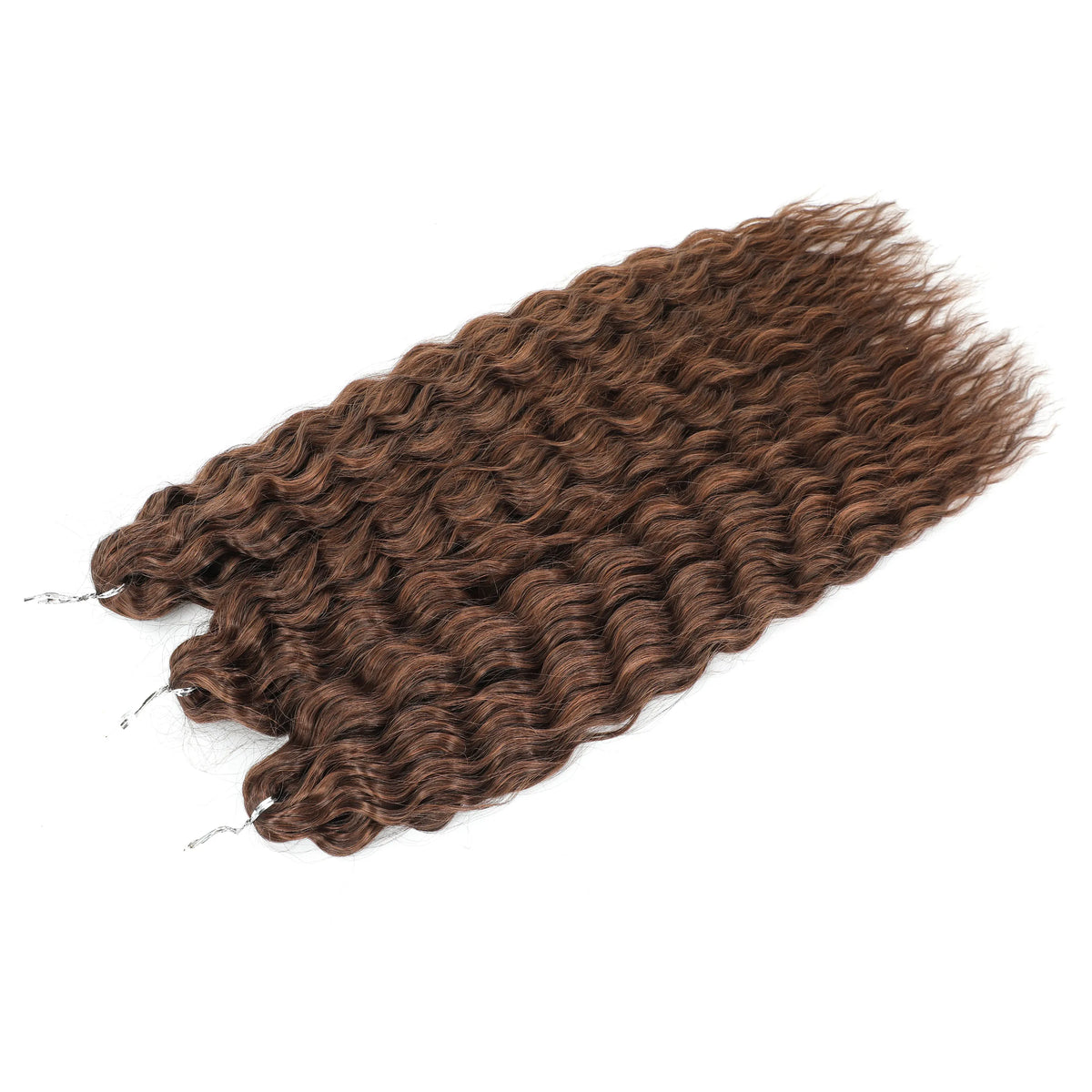 Gladys 24 Inch Ariel Water Wave Crochet Hair Extensions 300g/3pcs Blonde Black 60cm Braids Twist Hair Synthetic Hair Extensions