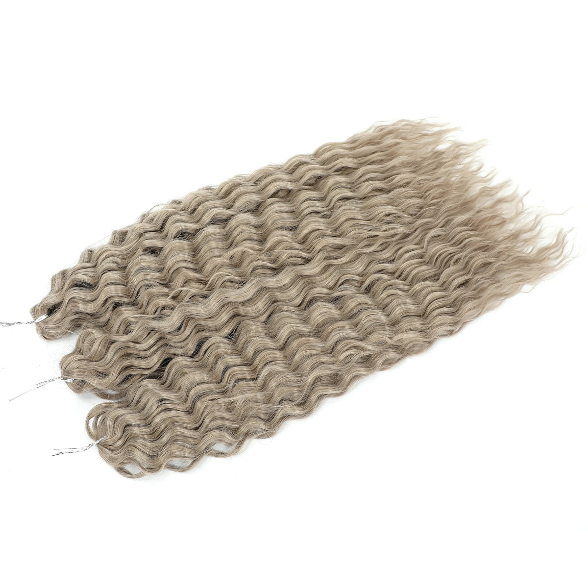 Gladys 24 Inch Ariel Water Wave Crochet Hair Extensions 300g/3pcs Blonde Black 60cm Braids Twist Hair Synthetic Hair Extensions