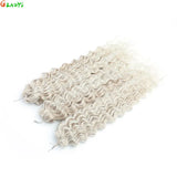 Gladys 24 Inch Ariel Water Wave Crochet Hair Extensions 300g/3pcs Blonde Black 60cm Braids Twist Hair Synthetic Hair Extensions