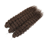 Gladys 24 Inch Ariel Water Wave Crochet Hair Extensions 300g/3pcs Blonde Black 60cm Braids Twist Hair Synthetic Hair Extensions