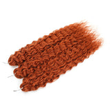 Gladys 24 Inch Ariel Water Wave Crochet Hair Extensions 300g/3pcs Blonde Black 60cm Braids Twist Hair Synthetic Hair Extensions