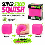 Glow Ice Cube Squishy Fidget Toy, Slow Rising Maltose Sensory Stress Relief Squeeze Ball
