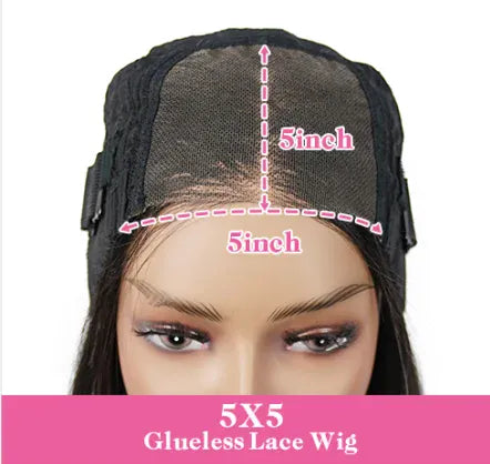 Glueless 13x6 HD loose deep wave human hair frontal wig for women with lace front and natural waves