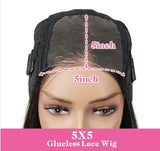 Glueless 13x6 HD loose deep wave human hair frontal wig for women with lace front and natural waves