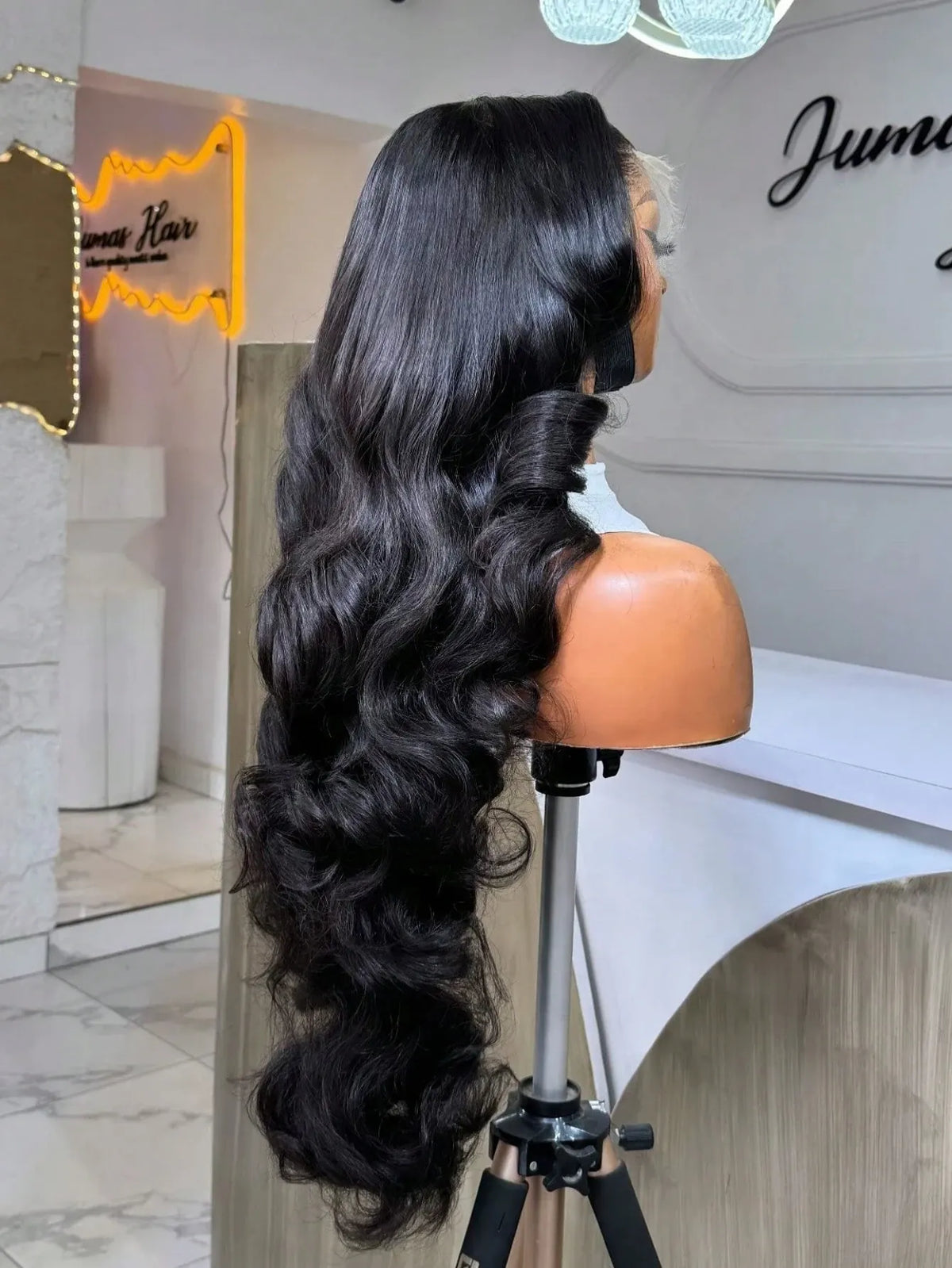 Glueless Body Wave Lace Front Wig 42 Inch 5x5 13x4 13x6 Transparent Lace 250 Density Brazilian Human Hair For Women Pre Plucked