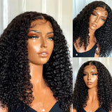 Glueless Kinky Curly Bob Wigs Malaysian Human Hair Wig 13x4 HD Lace Frontal Wigs Wear and Go Short Deep Curly Bob Wigs of Women