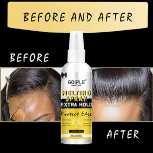 GOIPLE Lace Wig Melting Spray, Waterproof Invisible Lace Glue, Wig Bonding Adhesive with Brush and Accessories