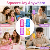 Gummy Bear Squishy Fidget Toy, Soft Squeeze Sensory Stress Relief Toy for Kids and Adults, Party Favor Gift