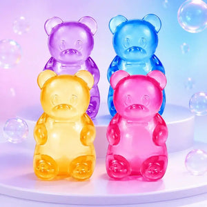 Gummy Bear Squishy Fidget Toy, Soft Squeeze Sensory Stress Relief Toy for Kids and Adults, Party Favor Gift