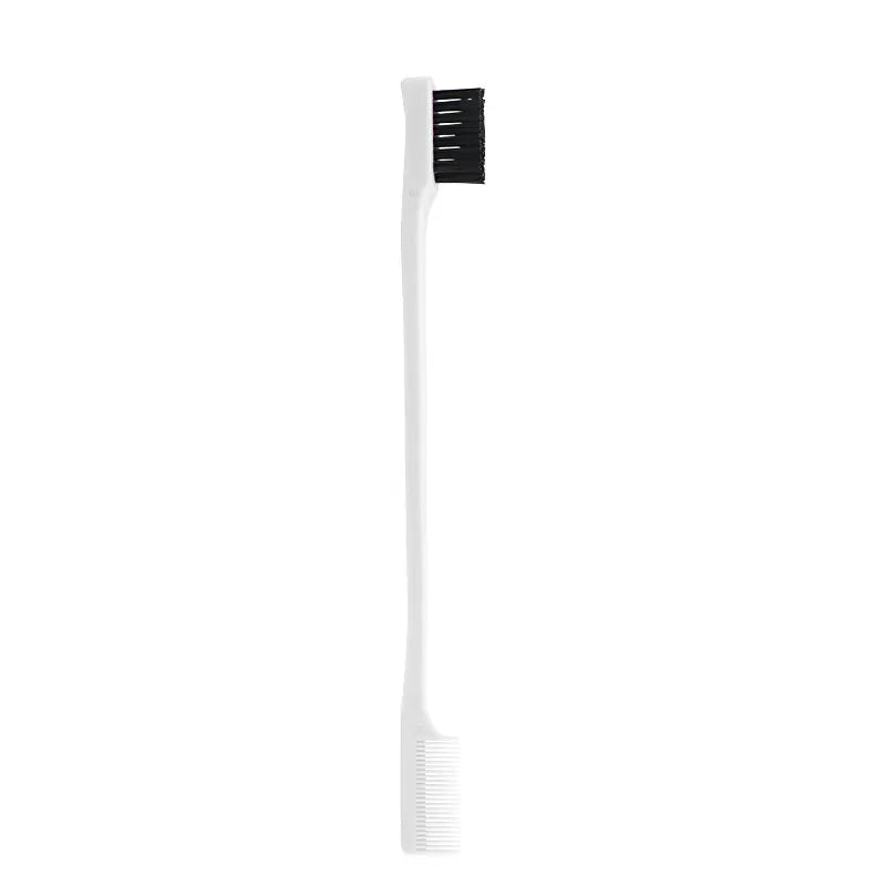 Hair Anti-Static Edge Brush Comb 2-in-1 Double-Sided Edge Control Brush Hair Styling Tool With Comb, Special for Real Hair Wigs