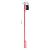 Hair Anti-Static Edge Brush Comb 2-in-1 Double-Sided Edge Control Brush Hair Styling Tool With Comb, Special for Real Hair Wigs