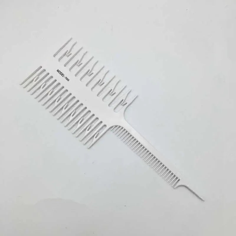 Hair Comb Hair Dyeing Highlight Hair Brush Fish Bone Rat Tail Comb Professional Barber Hairdressing Comb Salon Hair Styling Tool