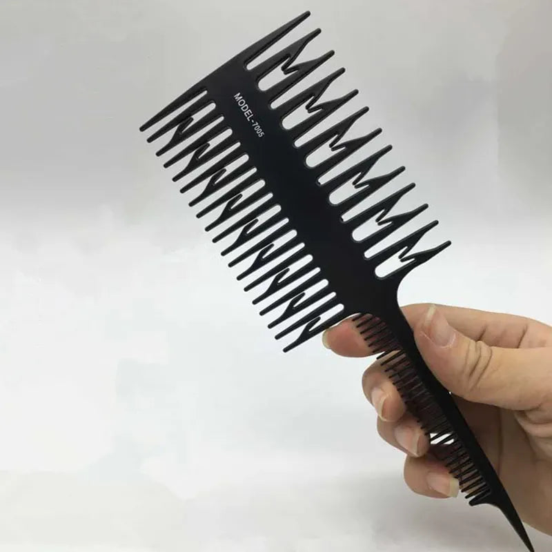 Hair Comb Hair Dyeing Highlight Hair Brush Fish Bone Rat Tail Comb Professional Barber Hairdressing Comb Salon Hair Styling Tool