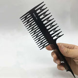 Hair Comb Hair Dyeing Highlight Hair Brush Fish Bone Rat Tail Comb Professional Barber Hairdressing Comb Salon Hair Styling Tool