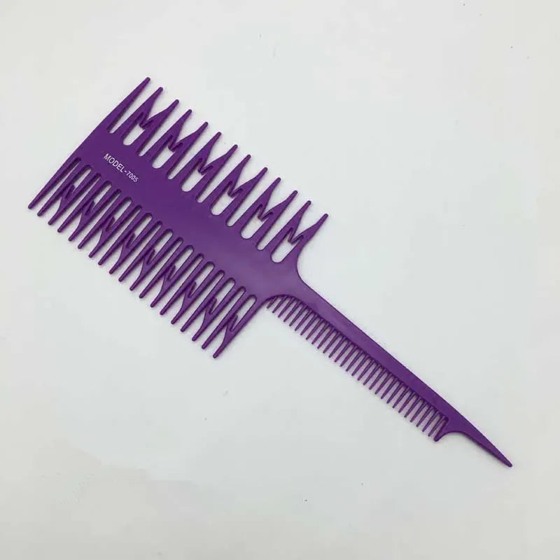 Hair Comb Hair Dyeing Highlight Hair Brush Fish Bone Rat Tail Comb Professional Barber Hairdressing Comb Salon Hair Styling Tool