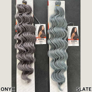 Harlem125 Kima Synthetic Crochet Braiding Hair - Ocean Wave 20"