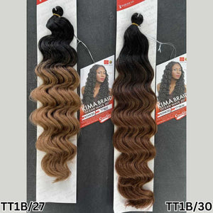 Harlem125 Kima Synthetic Crochet Braiding Hair - Ocean Wave 20"