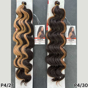 Harlem125 Kima Synthetic Crochet Braiding Hair - Ocean Wave 20"