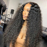 HD Lace Wig 13x6 Human Hair Natural Color Deep Wave Human Hair Wigs Pre Plucked 180 200 Density 30 40 Inch For Black Women
