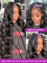 HD Transparent 13x4 13x6 Body Wave Lace Front Wig Pre Plucked 360 Lace Frontal Wig Human Hair Wigs For Women 5x5 Closure Wig