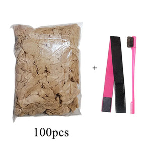 HD Wig Caps Transparent Lace Front Wig Cap Nylon Stretchy Hair Net for Women & Men Light Brown Wholesale