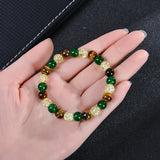 Healing Crystal Bracelet for Women 8mm Crystal Natural Stone Beads Wealth Money Success Bracelet Good Luck Jewelry Gift