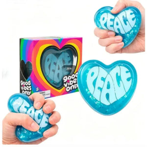 Heart Squishy Fidget Toy, Soft Slow Rising Stress Relief Squeeze for Sensory Play