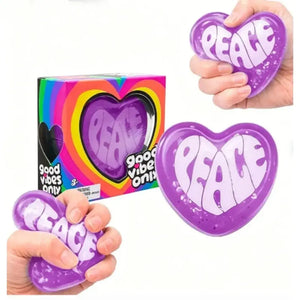 Heart Squishy Fidget Toy, Soft Slow Rising Stress Relief Squeeze for Sensory Play