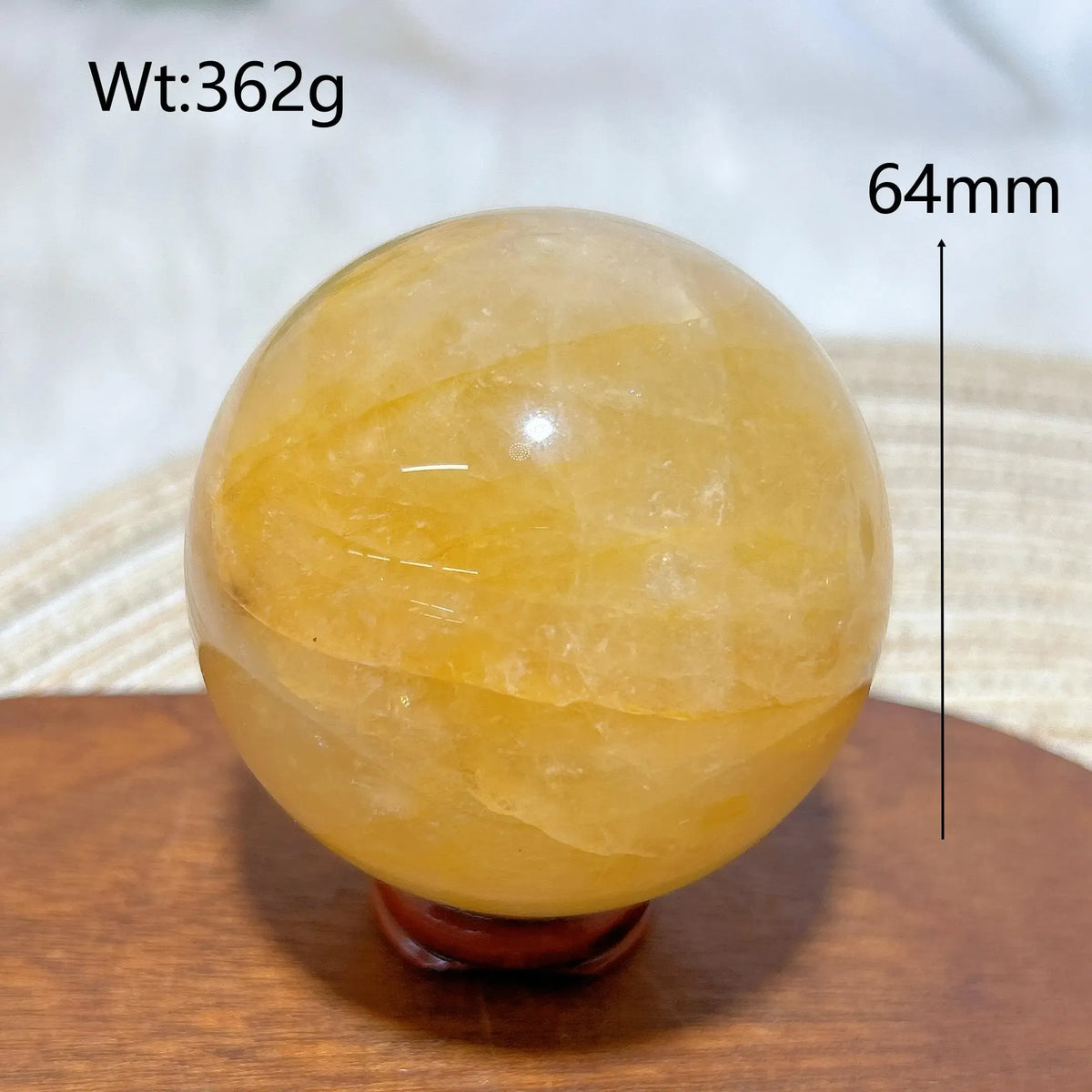 High Quality Healing Natural Crystal Golden Healer Sphere Polished Ball Mineral Reiki Ornament Home Decorations Room Decor Gift