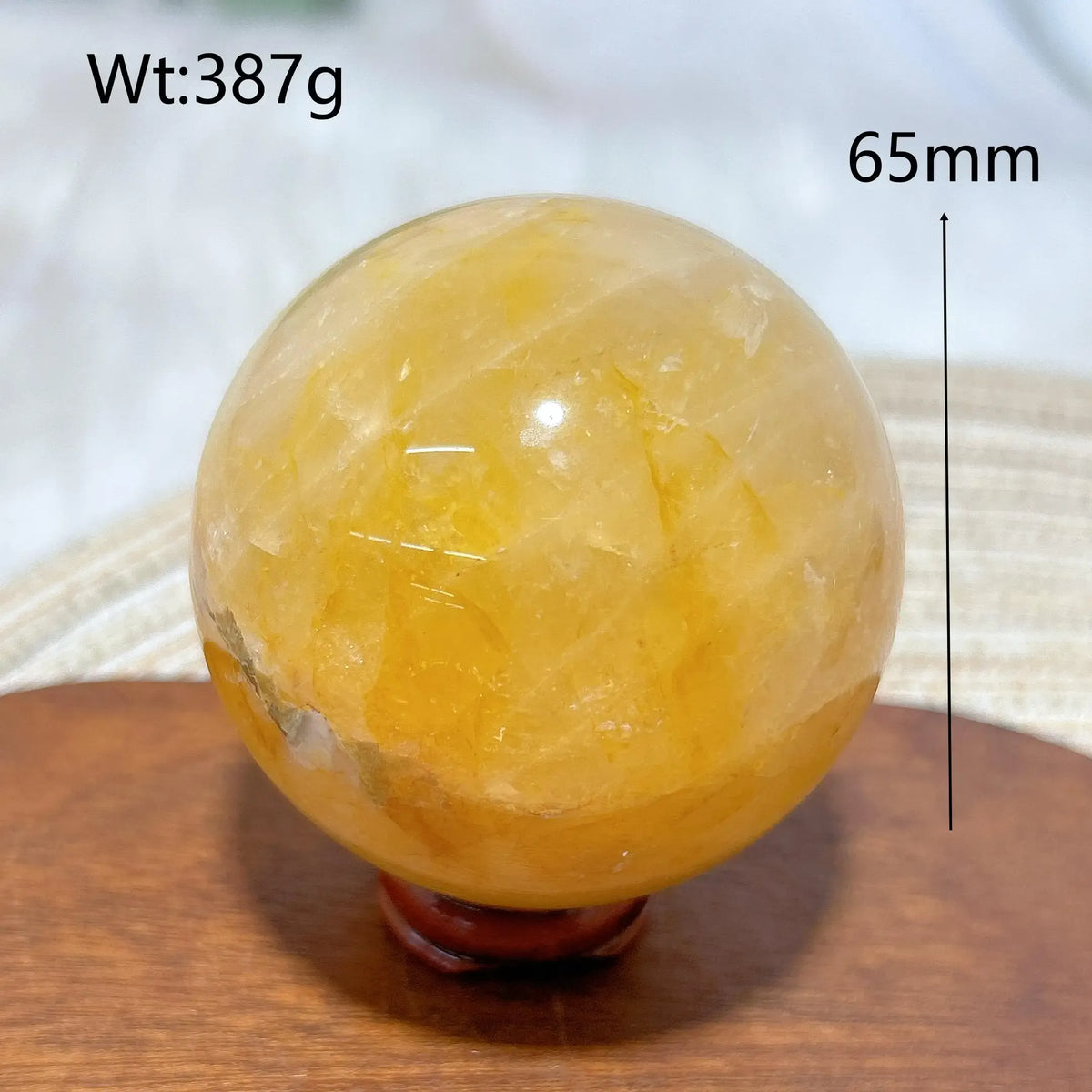 High Quality Healing Natural Crystal Golden Healer Sphere Polished Ball Mineral Reiki Ornament Home Decorations Room Decor Gift