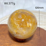 High Quality Healing Natural Crystal Golden Healer Sphere Polished Ball Mineral Reiki Ornament Home Decorations Room Decor Gift