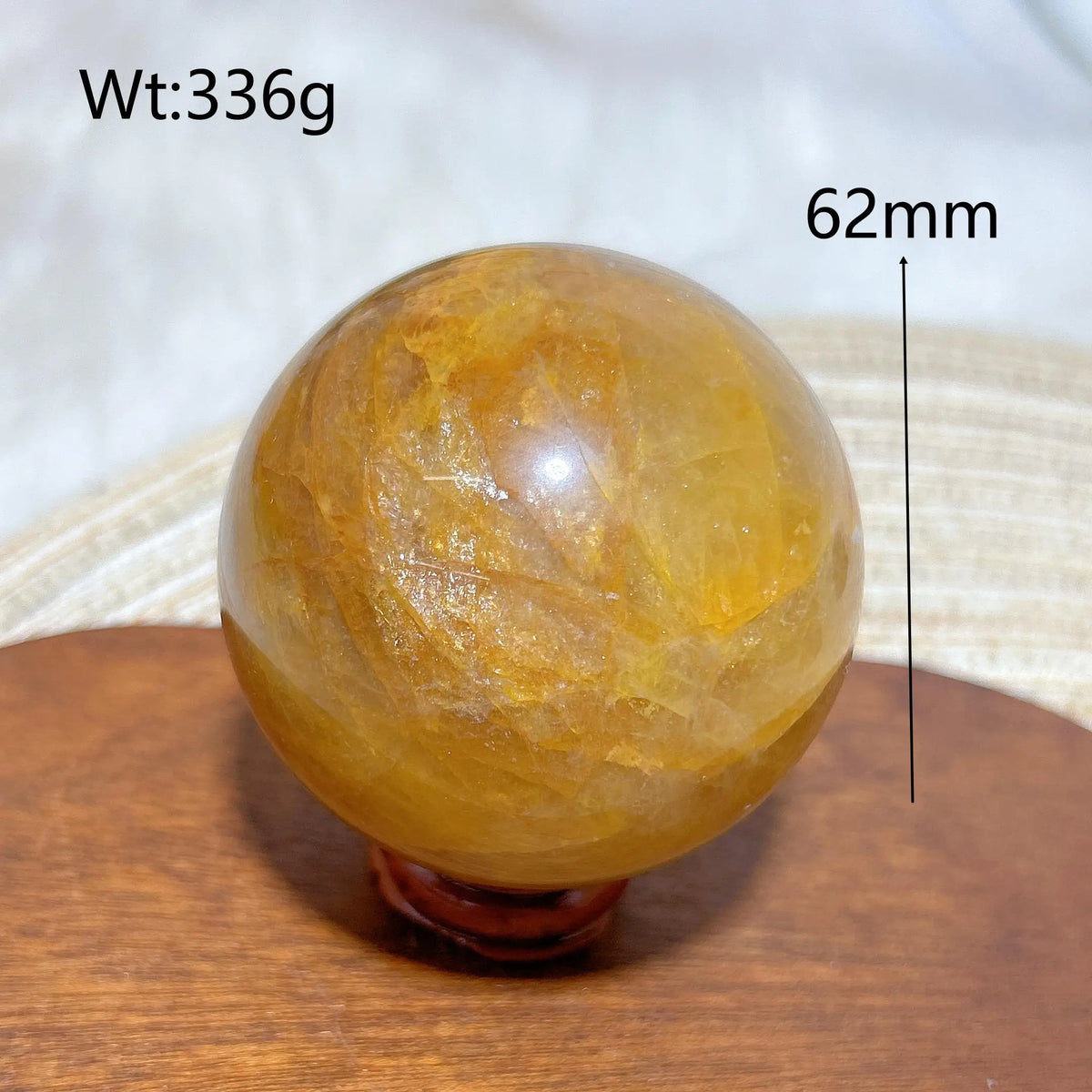High Quality Healing Natural Crystal Golden Healer Sphere Polished Ball Mineral Reiki Ornament Home Decorations Room Decor Gift