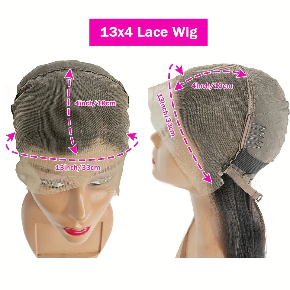 Highlight Ombre Deep Wave Bob Human Hair Wig 13x4 HD Lace Front Brazilian Hair 200% Density Pre-Plucked