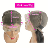 Highlight Ombre Deep Wave Bob Human Hair Wig 13x4 HD Lace Front Brazilian Hair 200% Density Pre-Plucked