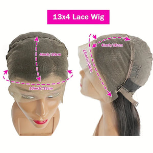 Highlight Ombre Deep Wave Bob Human Hair Wig 13x4 HD Lace Front Brazilian Hair 200% Density Pre-Plucked