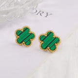 Hot Sale Stainless Steel Laser Five Leaf Flower Petal Adjustable Clover Bracelet Classic for Woman Girl Brand Jewelry Party Gift