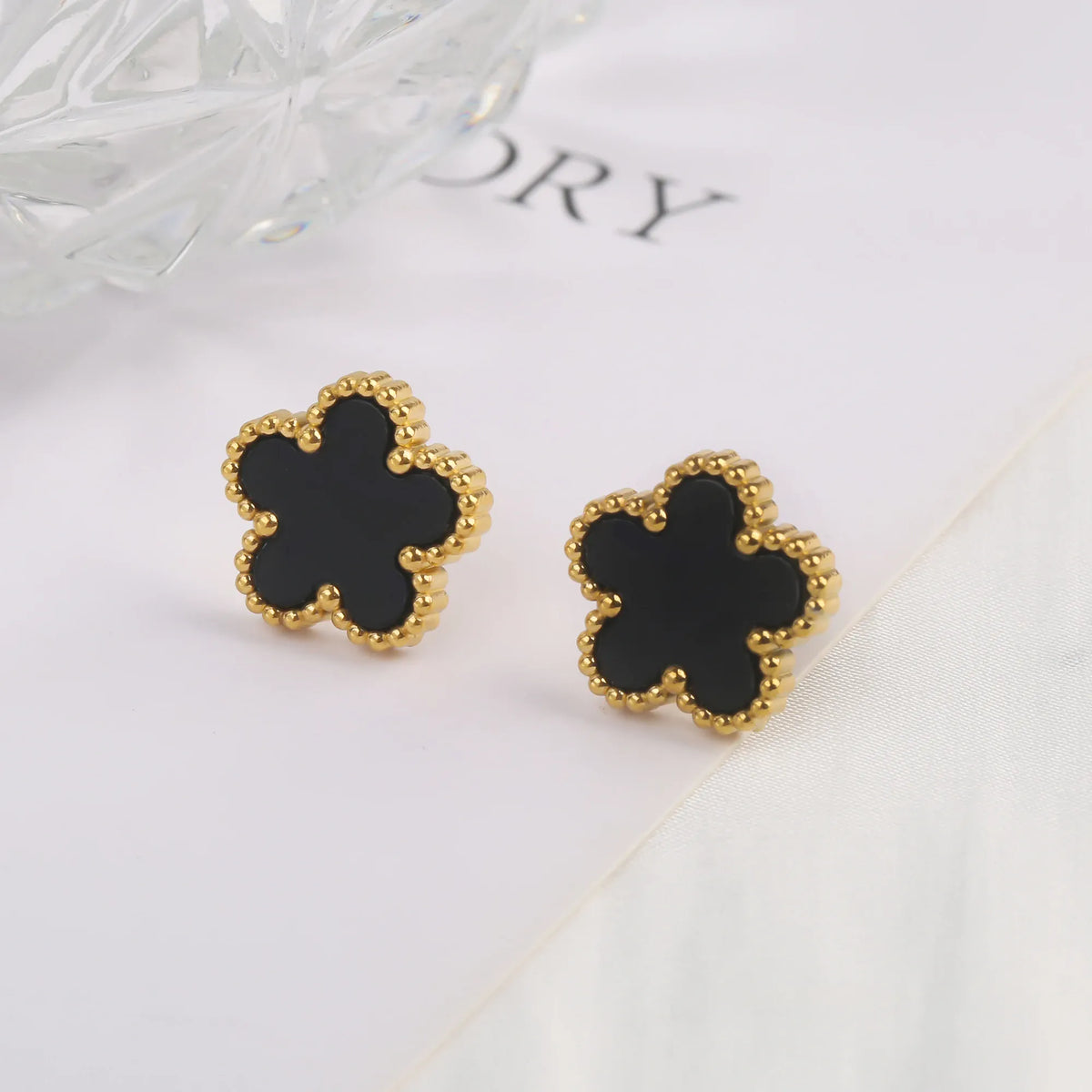 Hot Sale Stainless Steel Laser Five Leaf Flower Petal Adjustable Clover Bracelet Classic for Woman Girl Brand Jewelry Party Gift