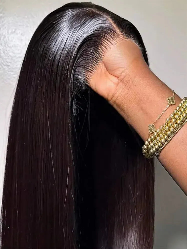 Human Hair Wigs On Clearance Sale 13x4 13x6 Hd Lace Glueless 100 Human Hair 40 46 Inch Bone Straight Vietnamese Hair For Women