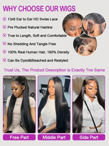 Human Hair Wigs On Clearance Sale 13x4 13x6 Hd Lace Glueless 100 Human Hair 40 46 Inch Bone Straight Vietnamese Hair For Women