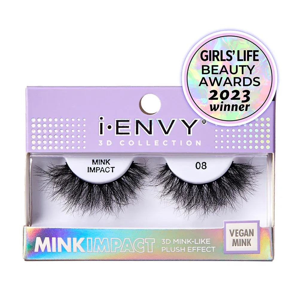 I-Envy 3D Collection Mink Impact Strip Lashes - MIP 08