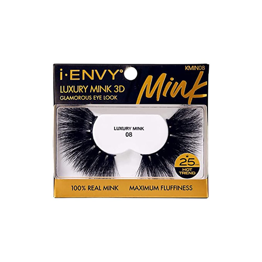 i-Envy Luxury Mink 3D Eyelashes - KMIN08
