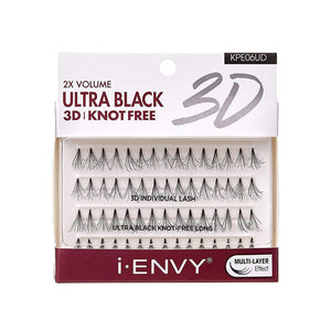 iENVY 2x Volume Ultra Black 3D Knot Free Lashes - KPE06UD