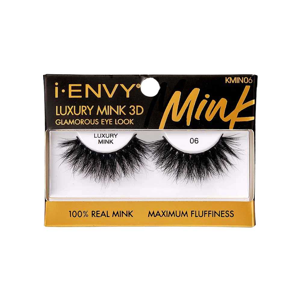 iEnvy Luxury Mink 3D Glamorous Eyelashes - KMIN06
