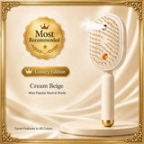 IN 2026 Nano Mist Hair Brush Electric Spray Comb Scalp Massager Rechargeable Detangling Brush Smooth Hair Care Device