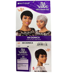 It's A Wig! Nutique It's A Cap Weave Human Hair Wig - HH Donica