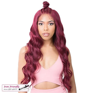 It's A Wig! Synthetic HD Transparent Lace Front Wig - Asia